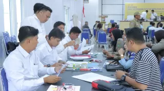 Polres Kepulauan Meranti Beri Layanan Ekstra Siapkan Tenda Tambahan Hingga Layanan Kesehatan