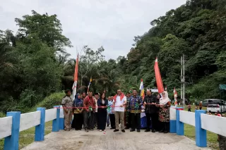 Jembatan Lau Lateng di Sibolangit Resmi Dibuka, Dorong Akses Ekonomi Baru