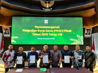 BRK Syariah Teken PKS Tiga Pihak Dukung Program PSR