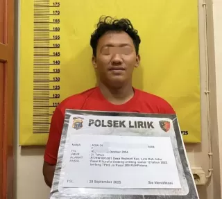 Sopir Perusahaan Swasta Begal Payudara Perawat Dicokok Polisi di Inhu