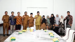 Putri Terbaik Wakili Sumut di MTQ Mahasiswa Nasional Dilepas Bupati Langkat