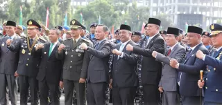 Upacara HUT ke 80 TNI di Pekanbaru, Anton: TNI Solid, Profesional, dan Dekat Rakyat Jaga NKRI