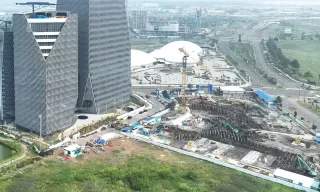 WSBP Pasok Spun Pile untuk Gedung Mandiri Financial Center PIK 2, Wujud Komitmen Proyek Nasional