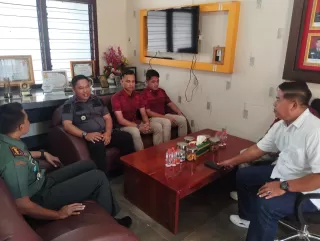 Karutan Rengat Anjangsana ke Kodim 0302 Inhu