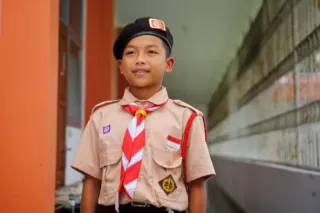 Siswa SR Bandung Barat Apresiasi Presiden RI Sekolah Direnovasi Kementerian PU