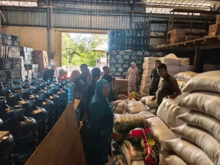 Pastikan Stok dan Harga Stabil, Satgas PHB Polres Bengkalis Turun ke Pasar Cek Harga Beras
