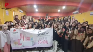 Fanbo dan Priska Sahanaya Hadirkan Edukasi Self-Love Lewat Beauty Class dan Content Creator di SMK Tri Arga 2