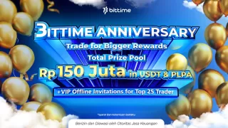 Tren Pasar Kripto Menghijau, Mega Listing Bittime Jadi Kesempatan Akses Lebih Banyak Aset