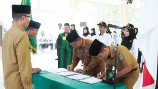 PPPK Tahap II Dilantik, Pemkab Langkat Tekankan Profesionalisme Dalam Bekerja