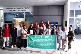 Kajatisu Salurkan Bantuan untuk Awak Medak dan Warga Terdampak Bencana