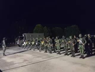 Brigade Infanteri TP 89/Gimpam Gasib Ikut Amankan Jalannya Natal 2025 dan Tahun Baru 2026 di Siak