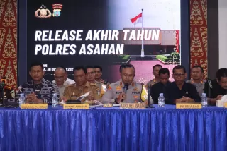 Fantastis, Akhir Tahun 2025 Polres Asahan Ungkap Ratusan Kasus