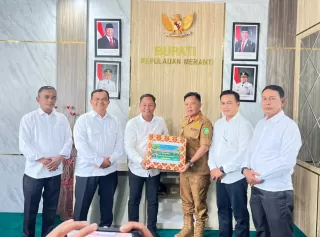 Bupati Kepulauan Meranti Sambut Silaturahmi Sat Intelkam di HUT ke 80 Intelijen Polri