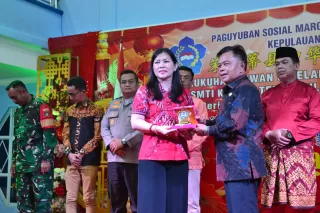 Pelantikan PSMTI Meranti, H Asmar Dorong Kolaborasi Sosial dan Budaya