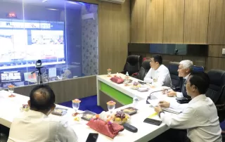 Pemko Binjai Ikuti Rakor Indikator Pemulihan Pascabencana