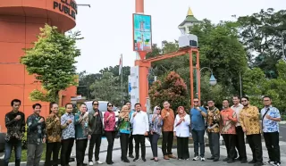 Drone Jadi Bagian Smart Pole Pemkab Sumedang