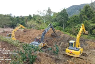 Kementerian PU Siapkan Rencana Detail Penanganan Permanen Jalan Tarutung Sibolga via Batu Lubang