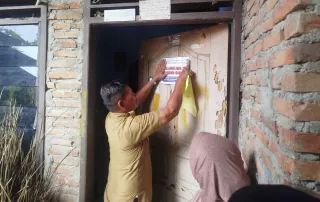 Pastikan Bansos Tepat Sasaran, Pemko Binjai Labelisasi Rumah KPM PKH
