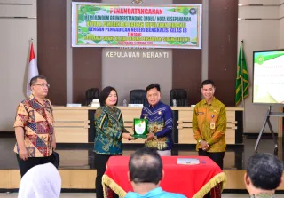 Kolaborasi! Pemkab Kepulauan Meranti dan PN Bengkalis Teken MoU Sidang Keliling