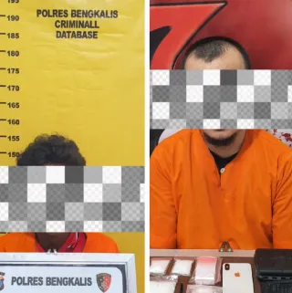 Resnarkoba Polres Bengkalis Garuk Dua Pelaku dan Sita 68,59 Gram Sabu dan 2,40 Gram Pil Extasi