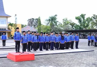 Jelang Ramadan 1447 H, H Asmar Pimpin Apel Hari Kesadaran Nasional dan Tekankan Disiplin ASN
