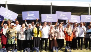 Kemenimipas RI Salurkan 10 Ribu Paket Sembako Bagi Warga Terdampak Banjir Langkat