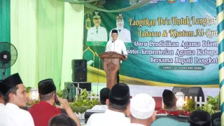 Buka Puasa Bersama Ratusan Guru PAI, Tegaskan Komitmen Wujudkan Langkat Religius