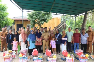 Wali Kota Binjai Salurkan Bantuan untuk Korban Puting Beliung Binjai Barat