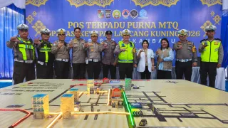 Cek Pos Pam dan Pos Yan, Dirlantas Polda Riau Pastikan Kesiapan Pengamanan Mudik OKLK 2026