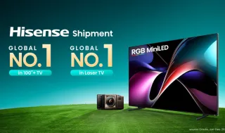 Hisense Pimpin Pengiriman Global TV 2025 Nomor Wahid Kategori 100 Inci ke Atas dan Laser TV