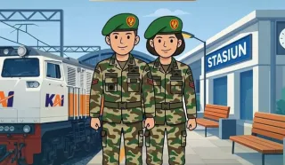 KAI Divre III Palembang Perpanjang Fasilitas Reduksi Bagi Personel TNI