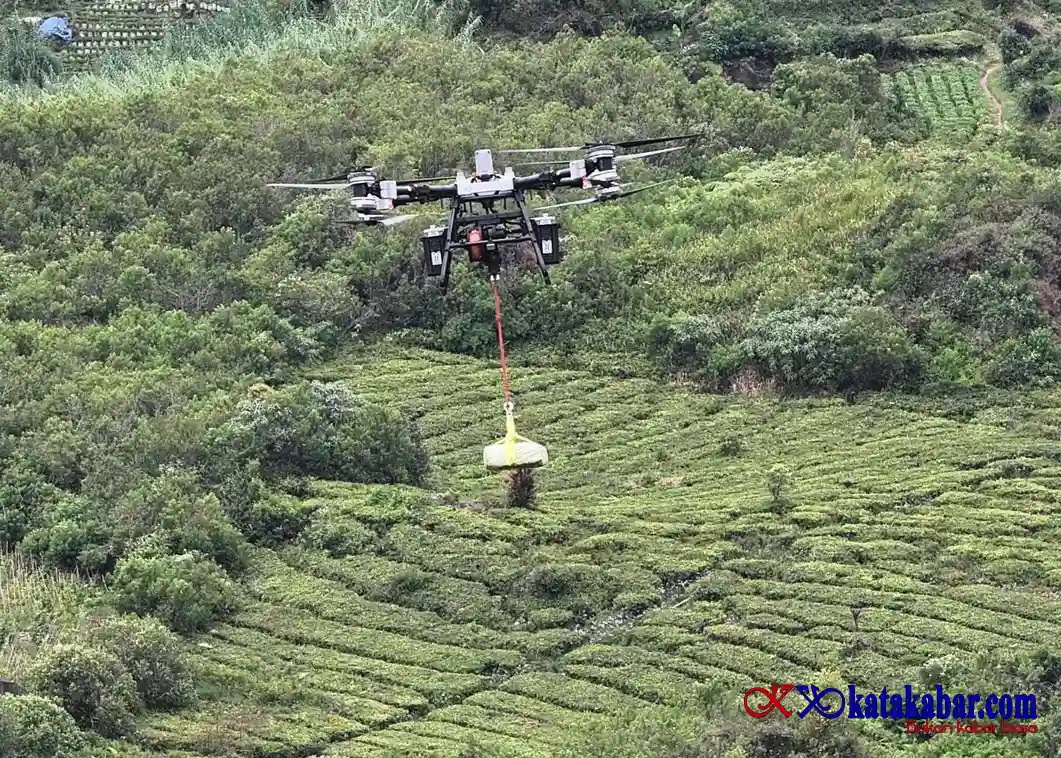 Drone Kargo DJI FlyCart 100 Distribusi Logistik di Medan Ekstrem