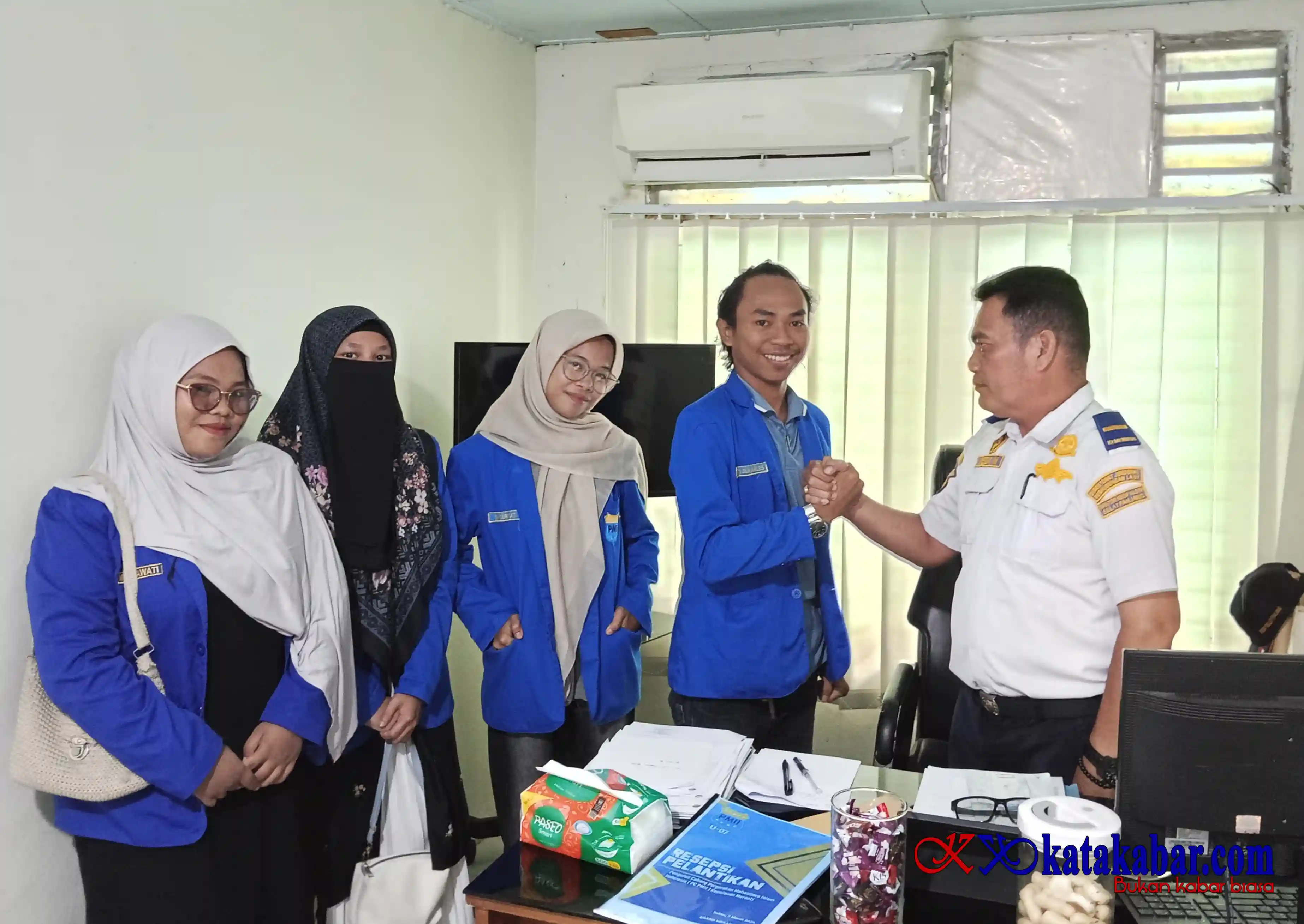 PMII Kepulauan Meranti Audiensi ke KSOP, Dorong Kolaborasi dan Digitalisasi Pelayanan Pelabuhan
