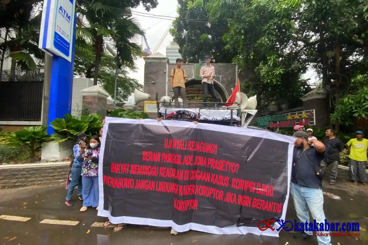 PPMSU Geruduk Kejagung, Desak Jaksa Agung Periksa Ade Jona Prasetyo Terkait Dugaan Korupsi DJKA