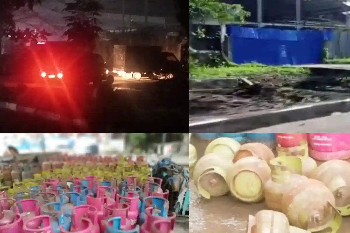 Pengoplosan Gas Elpiji di Kim III Mabar Deli Serdang Terbongkar, Truk Logistik Diduga Bongkar Muat Tengah Malam