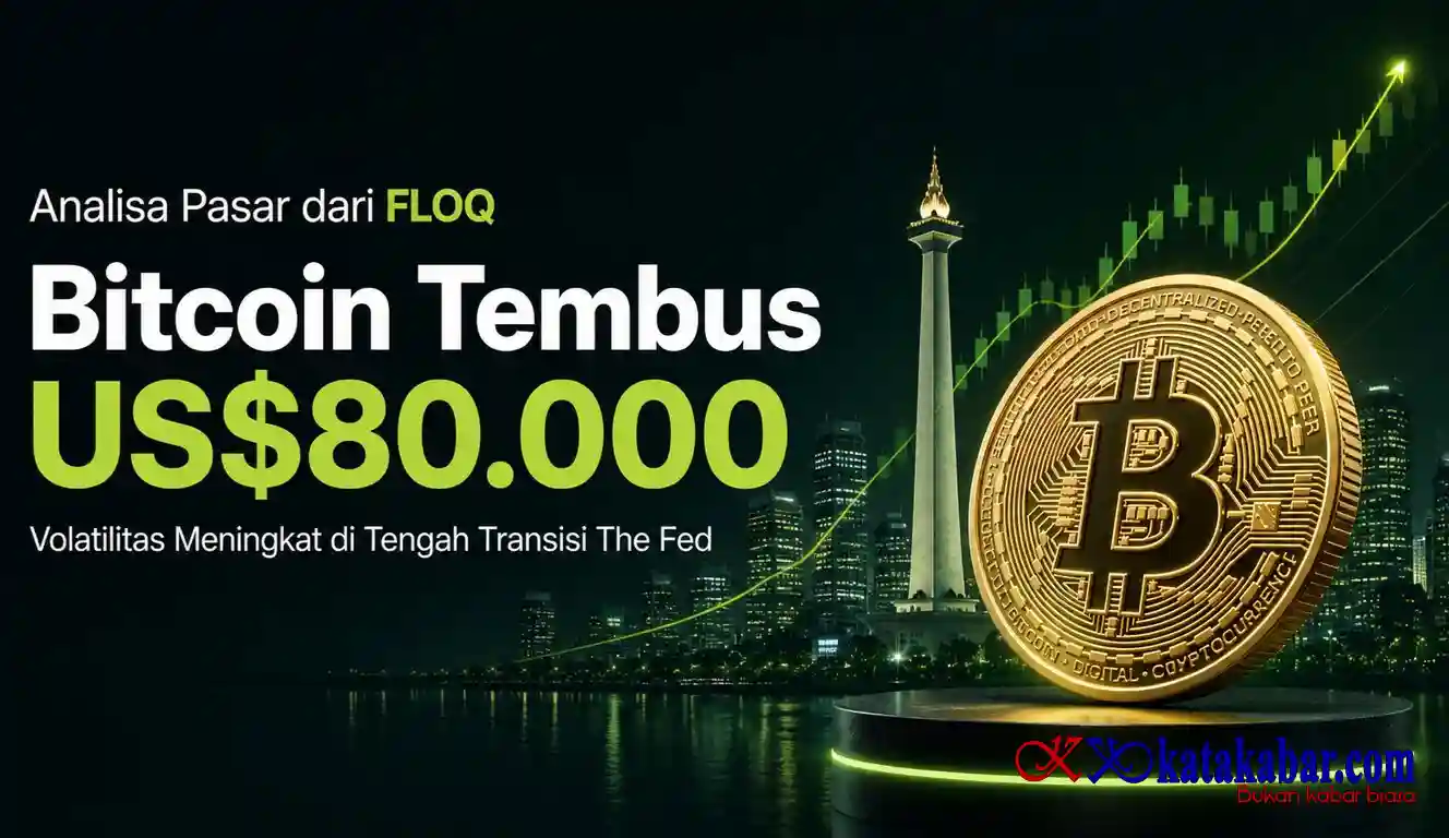 Bitcoin Tembus US$80.000, Pasar Diuji Transisi The Fed dan Perpecahan FOMC