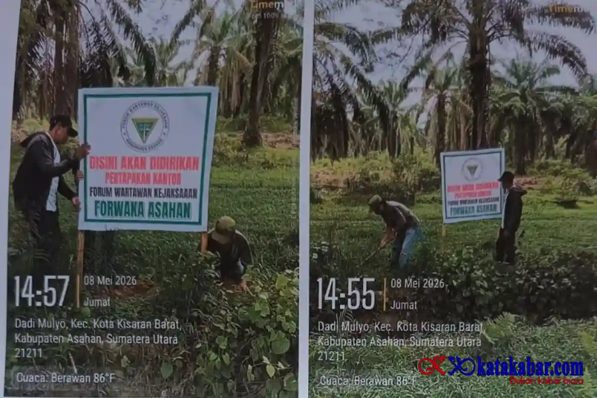 Plank Forwaka Asahan Diduga Dirusak OTK, Pengurus Lapor ke Polisi Usai Terima Ancaman