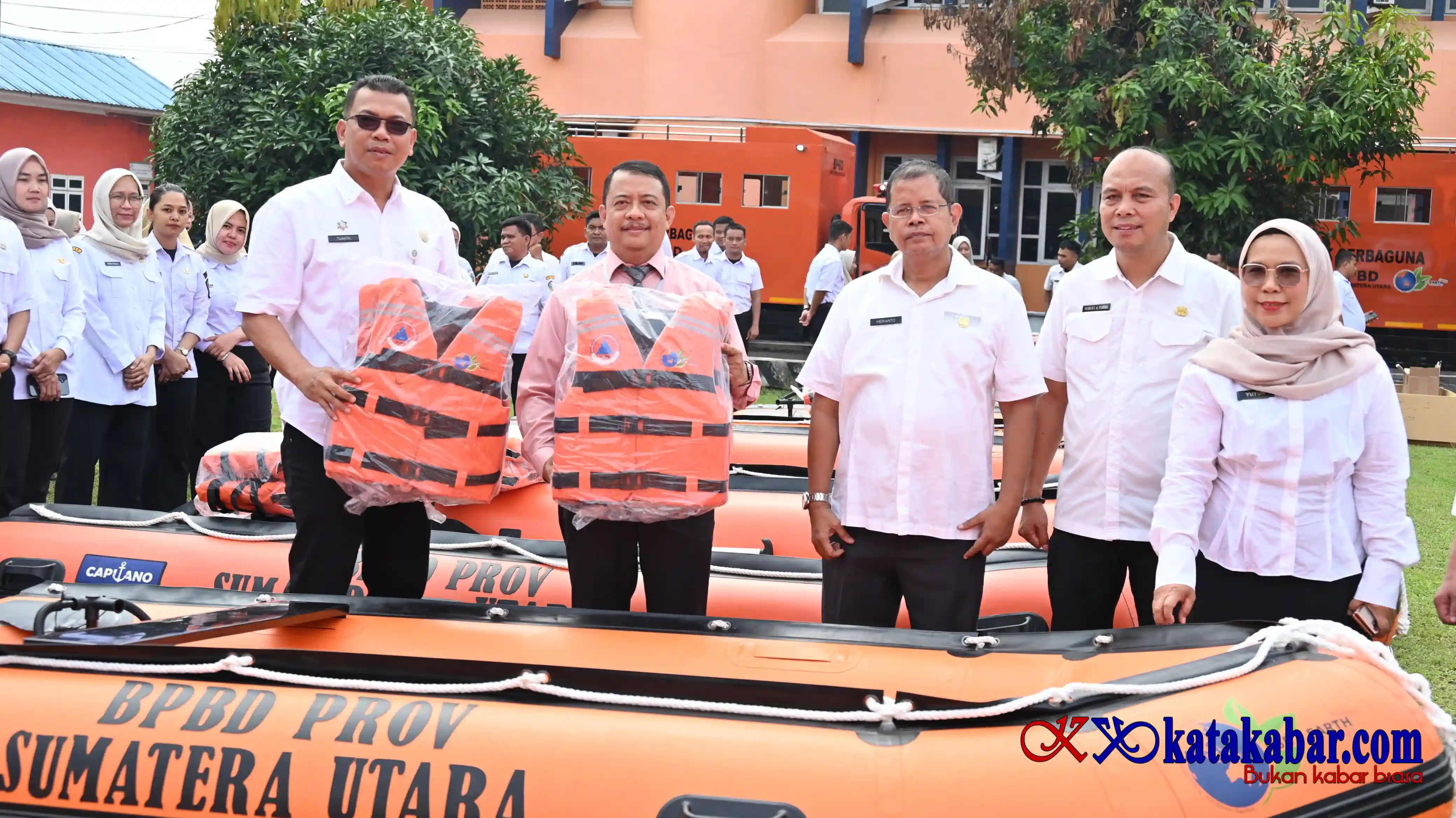 Bank Sumut Serahkan CSR Rp 4,46 Miliar Perkuat Penanganan Bencana di Sumut