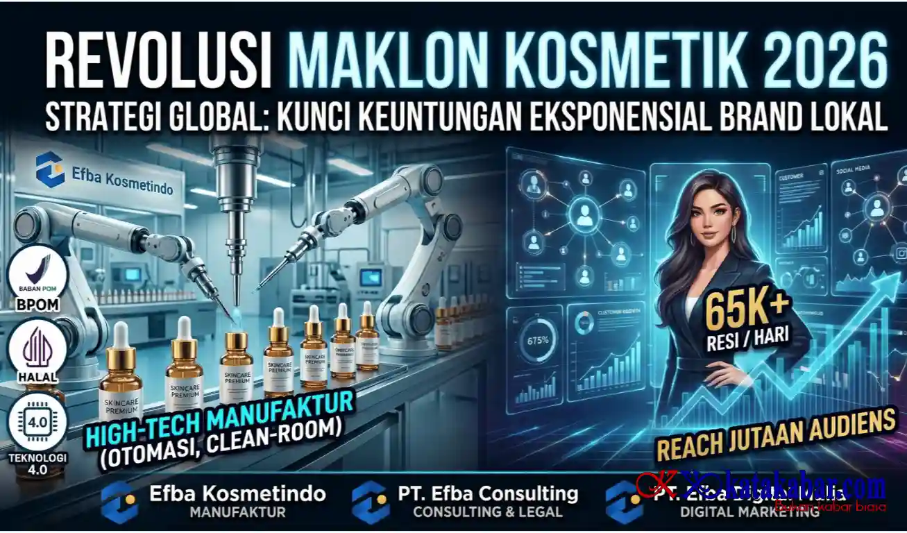 Dominasi Pasar Kosmetik 2026: Maklon Kosmetik Bersama Efba Group Investasi Paling Logis