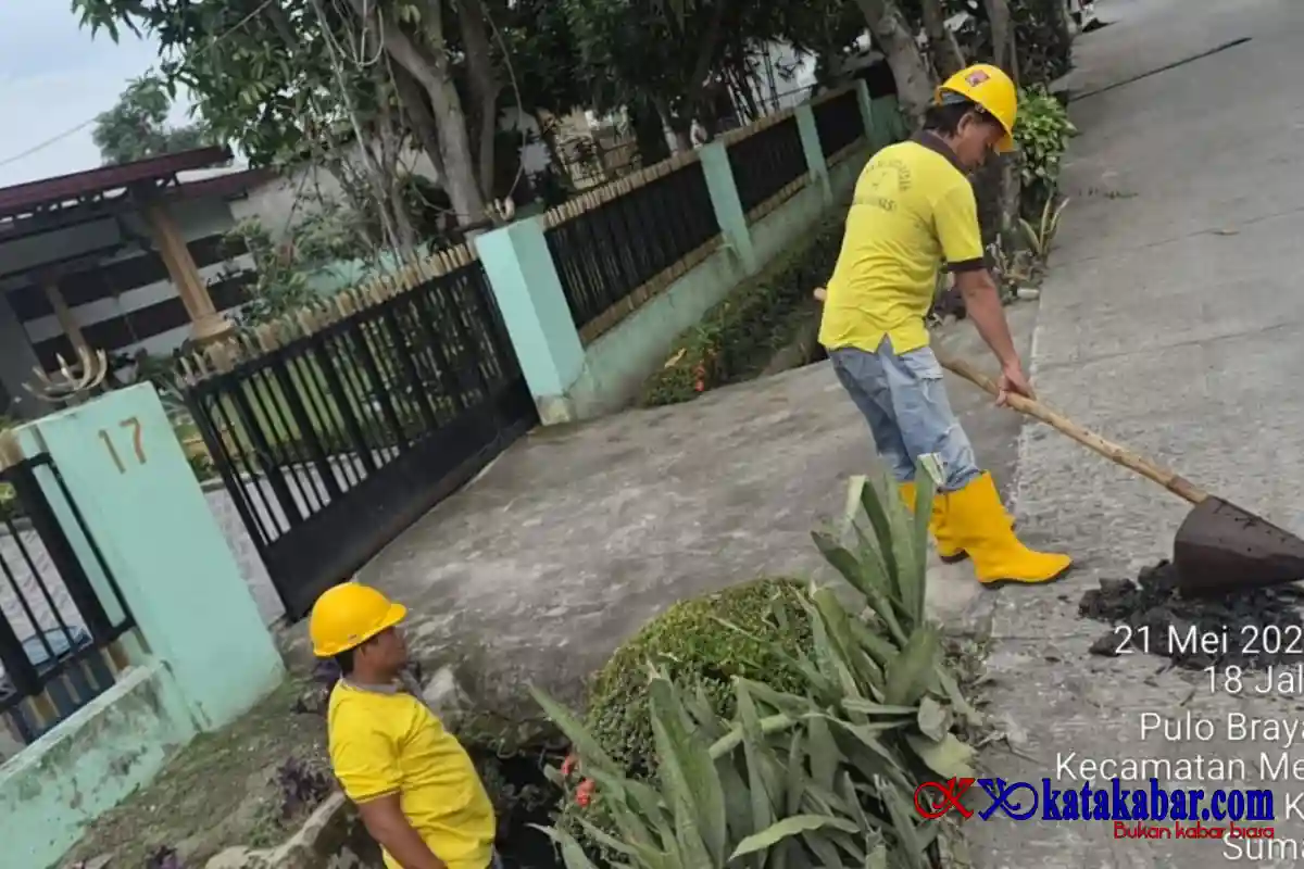 Instruksi Wali Kota Medan, UPT Timur Dinas SDABMBK Percepat Normalisasi Drainase