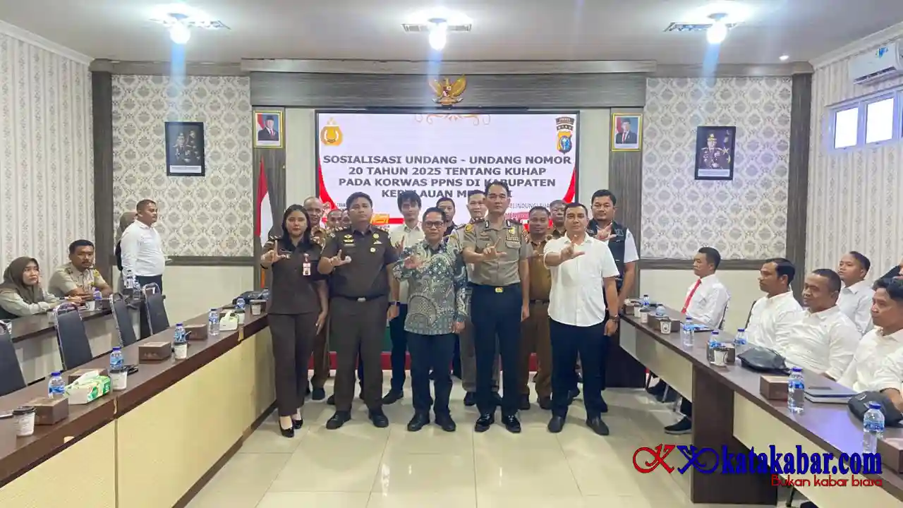 Polres Kepulauan Meranti Bahas Implementasi KUHAP 2025 Demi Perkuat Korwas PPNS