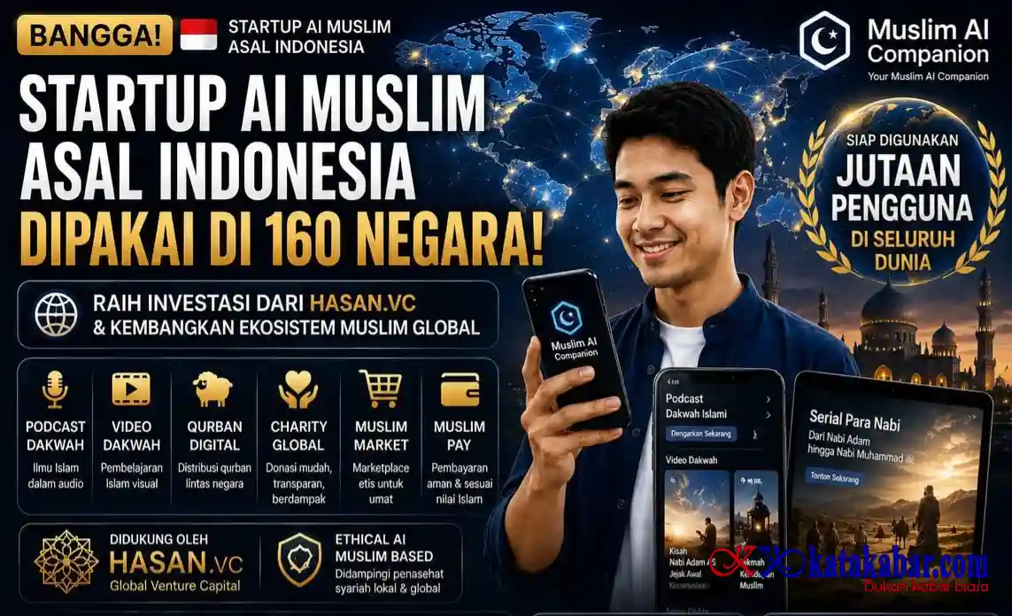 Tembus Pasar Global di 160 Negara, Muslim AI Companion Transformasi Jadi Super-App Ummah Internasional