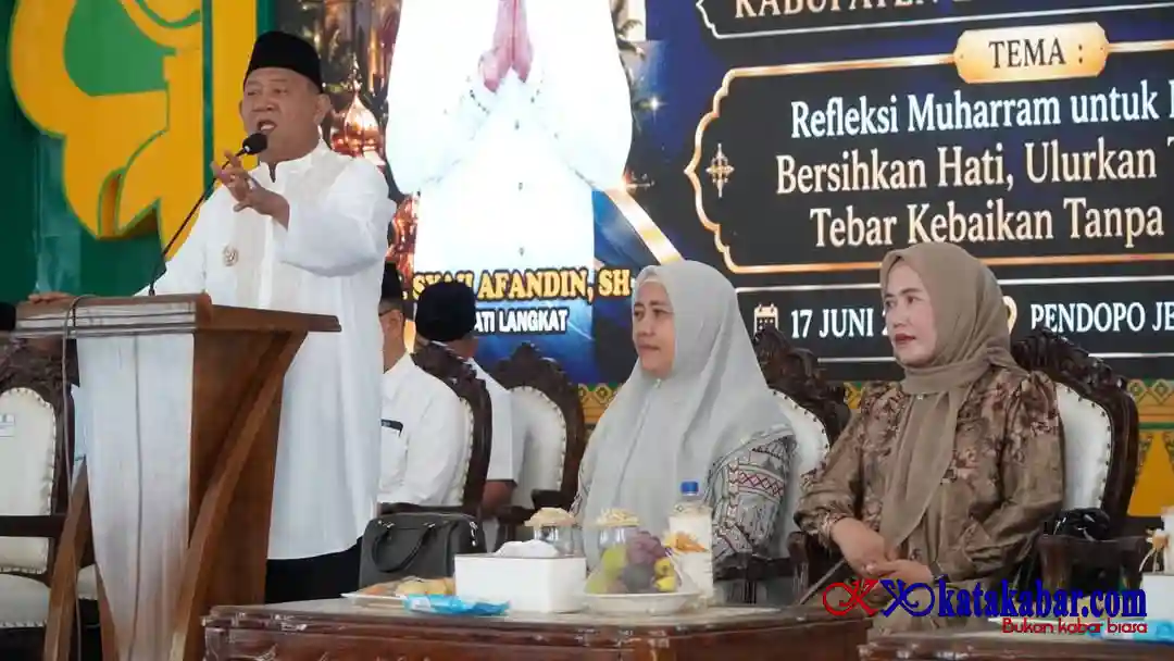 Bupati Langkat Ajak Warga Jadikan Muharram Momentum Hijrah dan Peduli Sesama