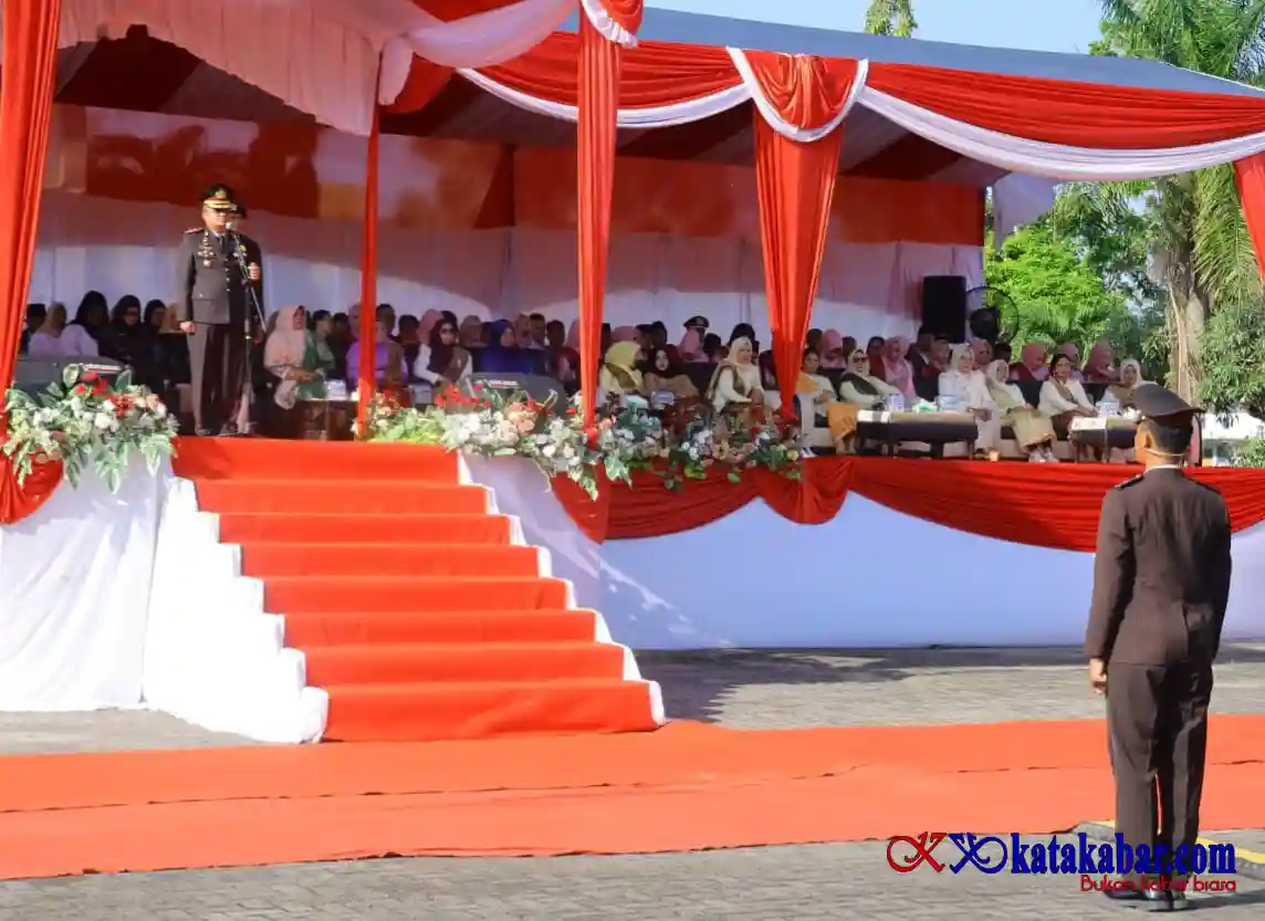 Polres Kepulauan Meranti Gelar Upacara Peringati Hari Bhayangkara ke 80 Khidmat dan Penuh Makna