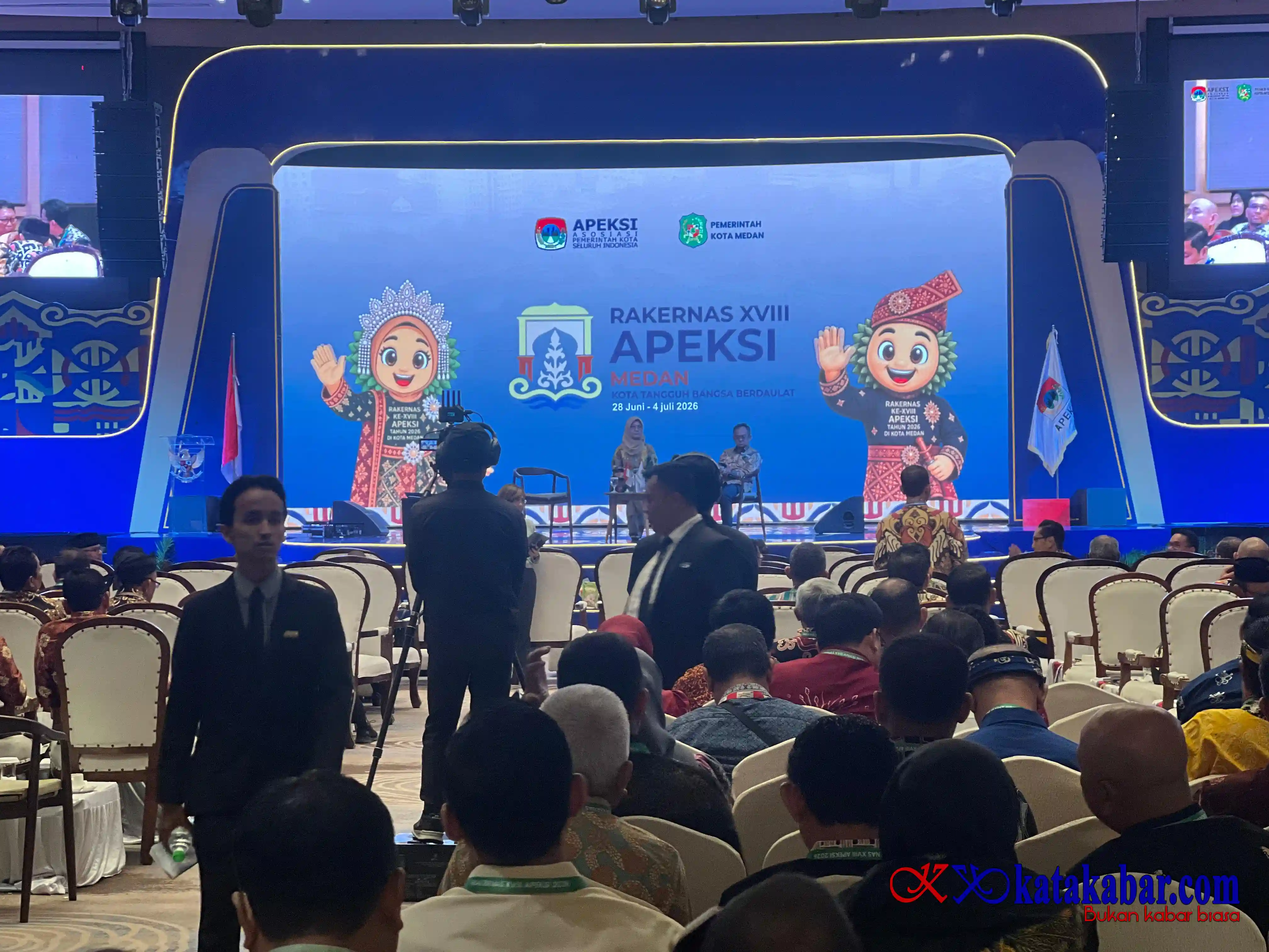 Sekda Kota Binjai Hadiri Dialog Kota Tangguh pada Rakernas XVIII APEKSI 2026 di Medan