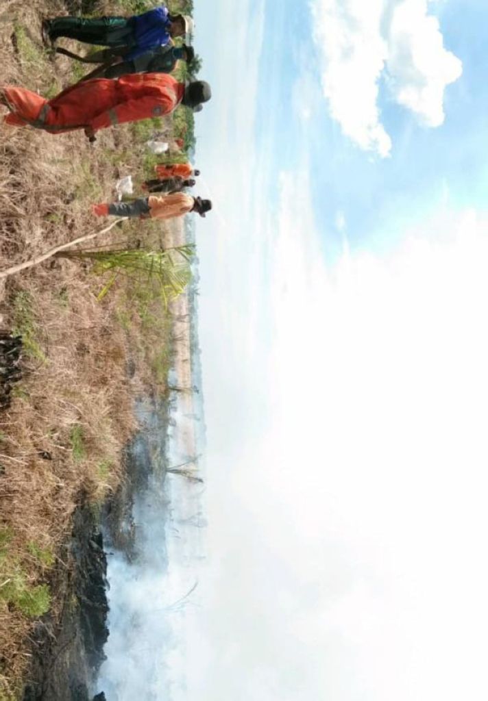 Satgas Gabungan Sukses Padamkan 7 Hektar Lahan Terbakar di Ogan Ilir