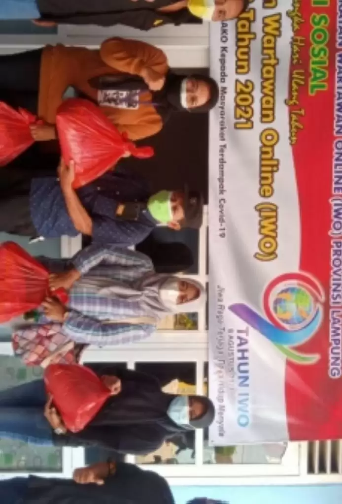 IWO Lampung Gelar Baksos di HUT IWO ke 9 2021