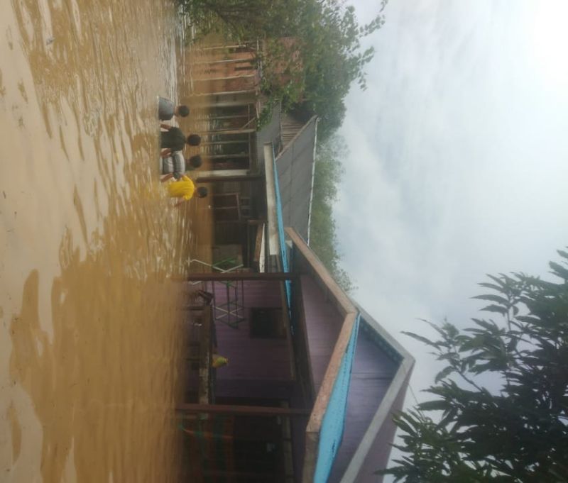 Tanah Laut Dilanda Banjir, Total 2021 Jiwa Terdampak di Tiga Kecamatan