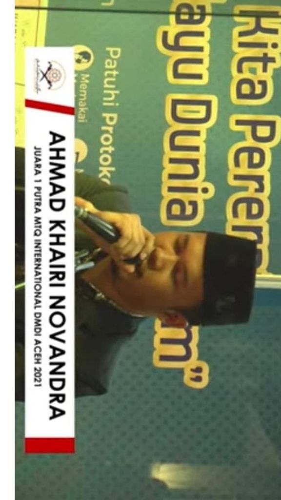 Qari Asal Binjai Juara MTQ Internasional DMDI