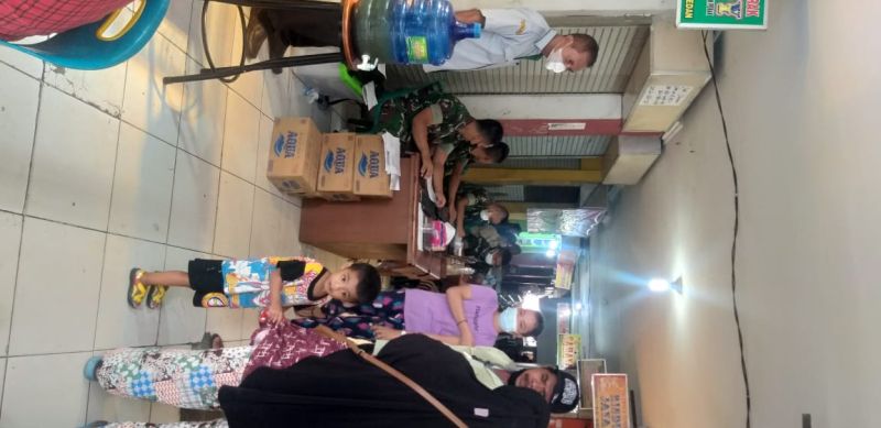 Vaksinasi Massal di Pasar Sukaramai